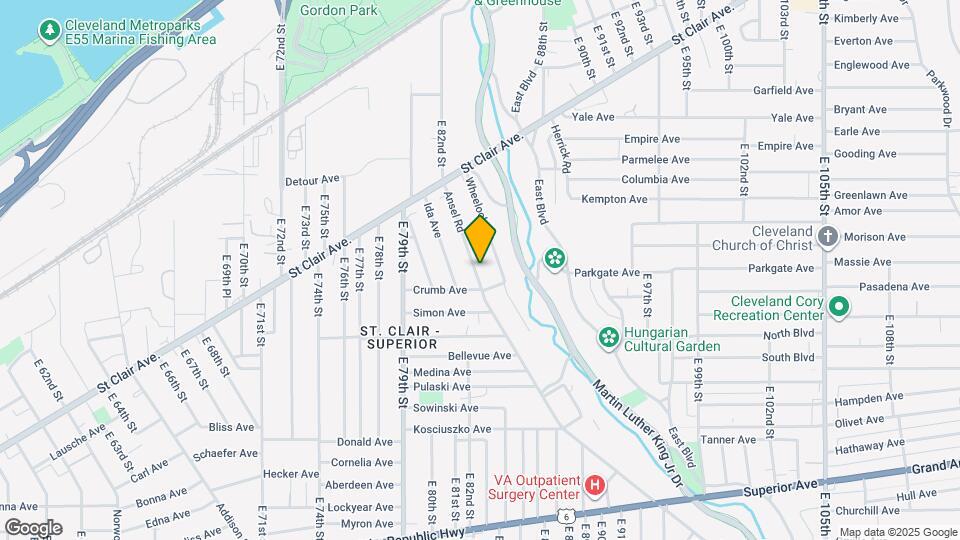 937 Ansel Rd Mapa y Detalles de la Ubicación