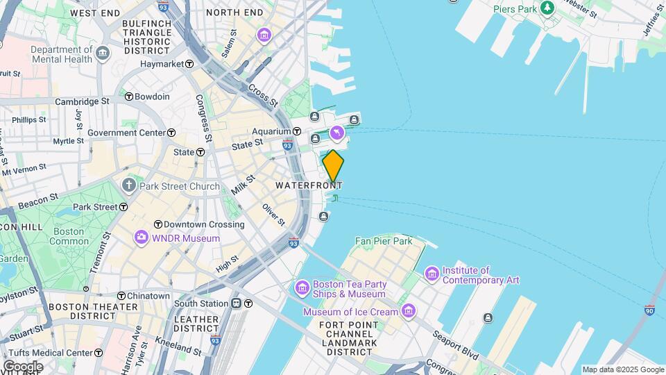 Rowes Wharf Condominiums Map and Location Details