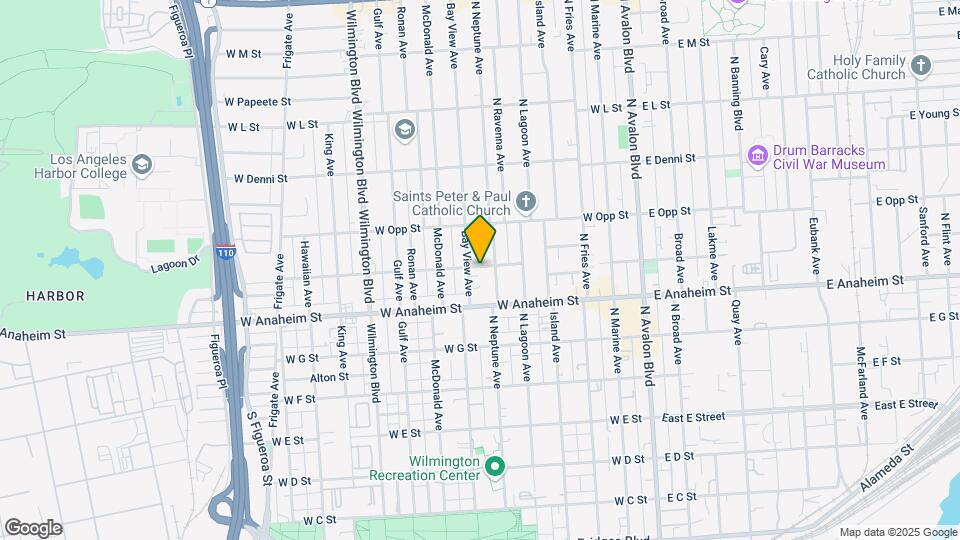 618 W I St Map and Location Details