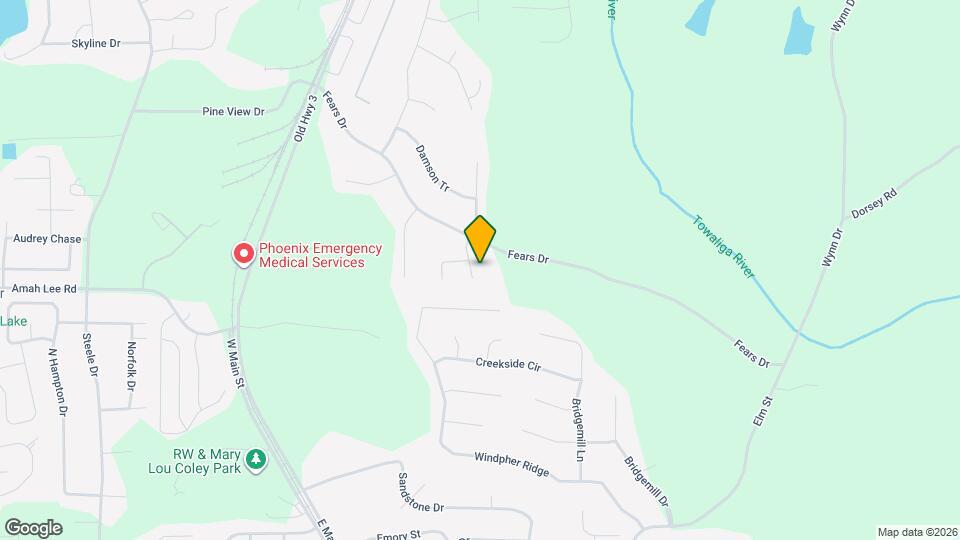 612 Penstock Path Map and Location Details