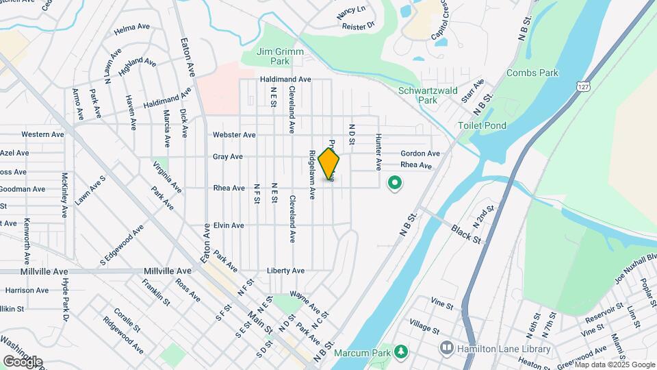 601 Prytania Ave Map and Location Details