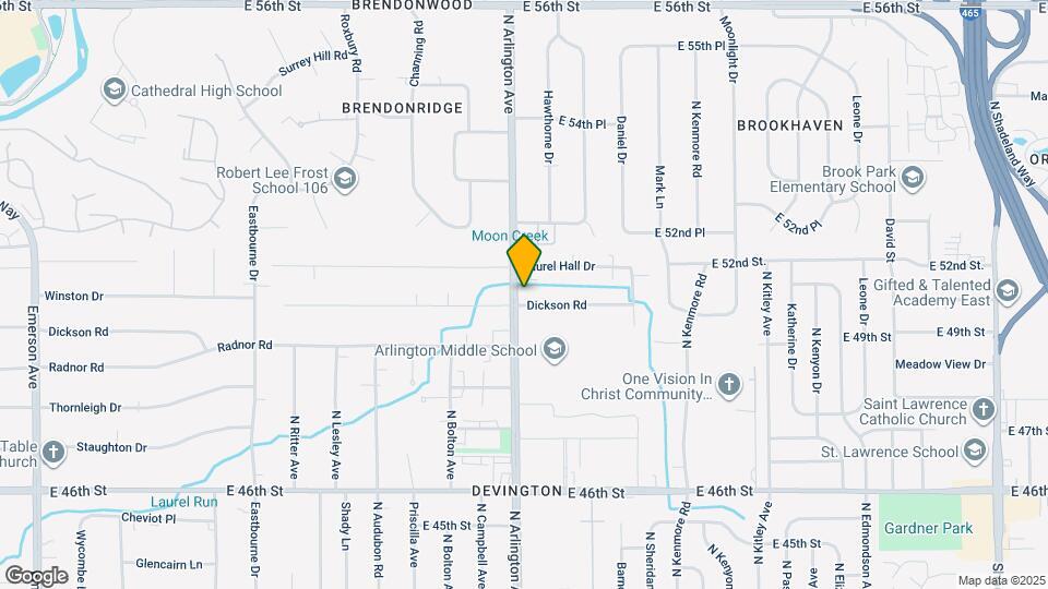 6006 Dickson Rd Map and Location Details