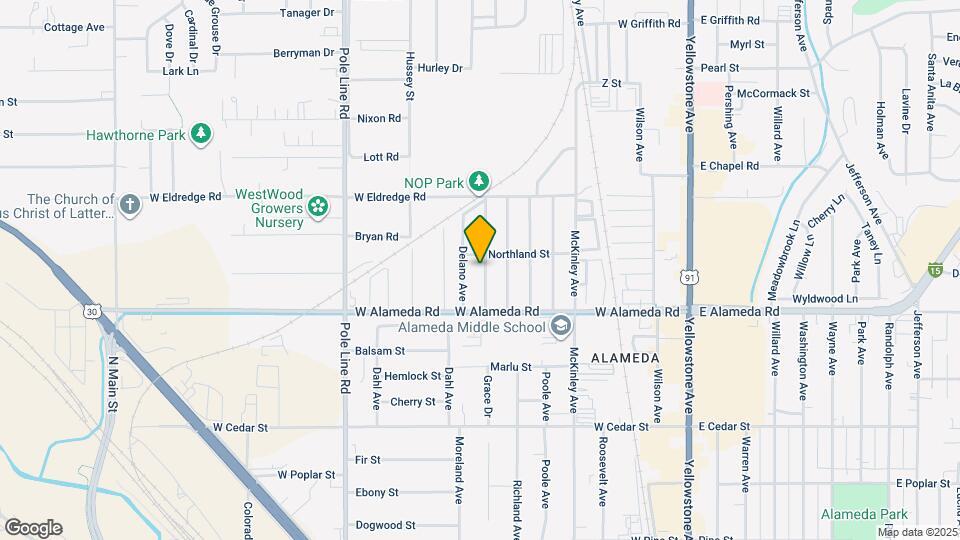 963 Everett Ave Map and Location Details