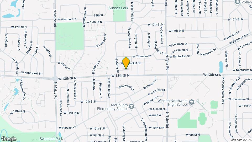 1418 N Murray Ct Map and Location Details