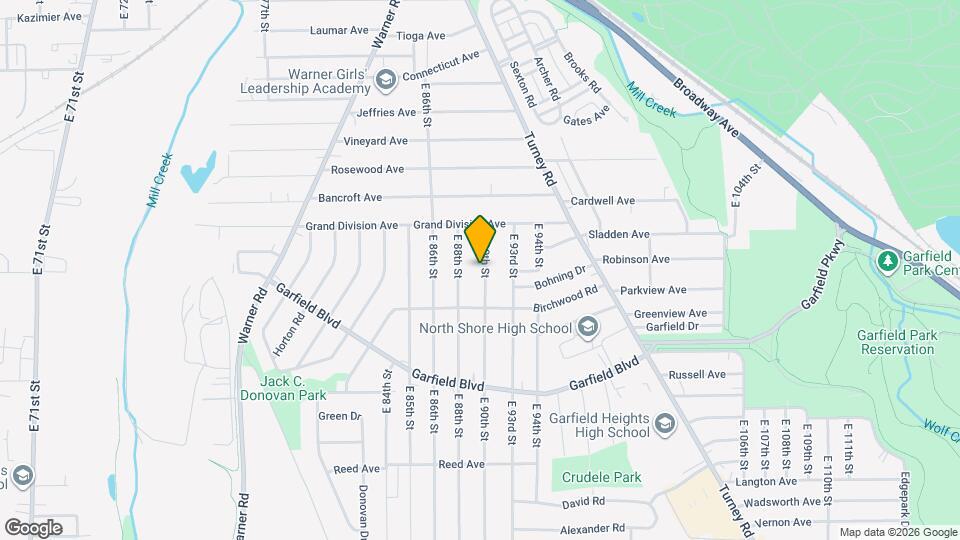 4654 E 90th St Map and Location Details