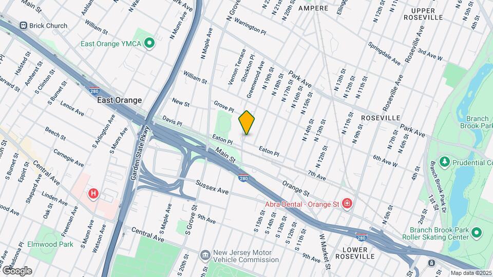 25 Sunnyside Terrace Map and Location Details