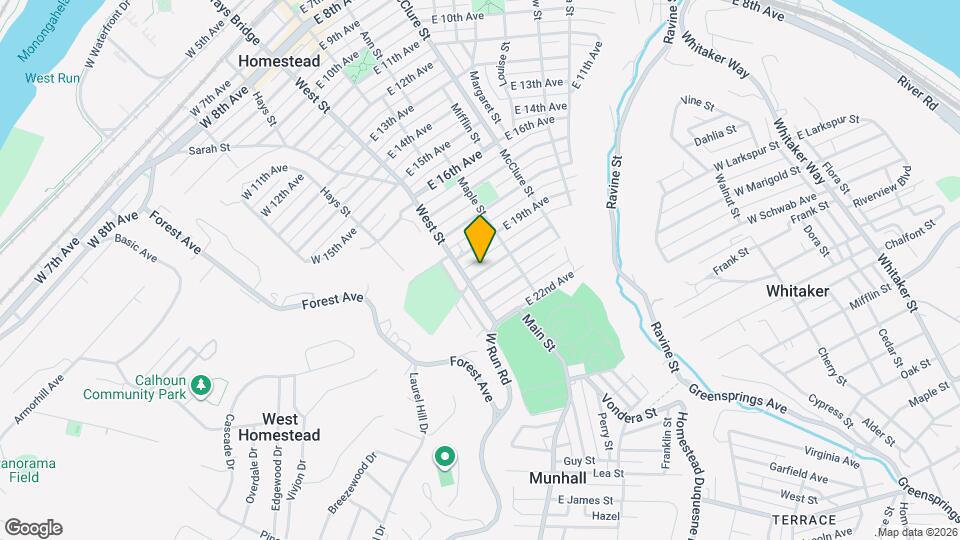 119 E 20th Ave Mapa y Detalles de la Ubicación