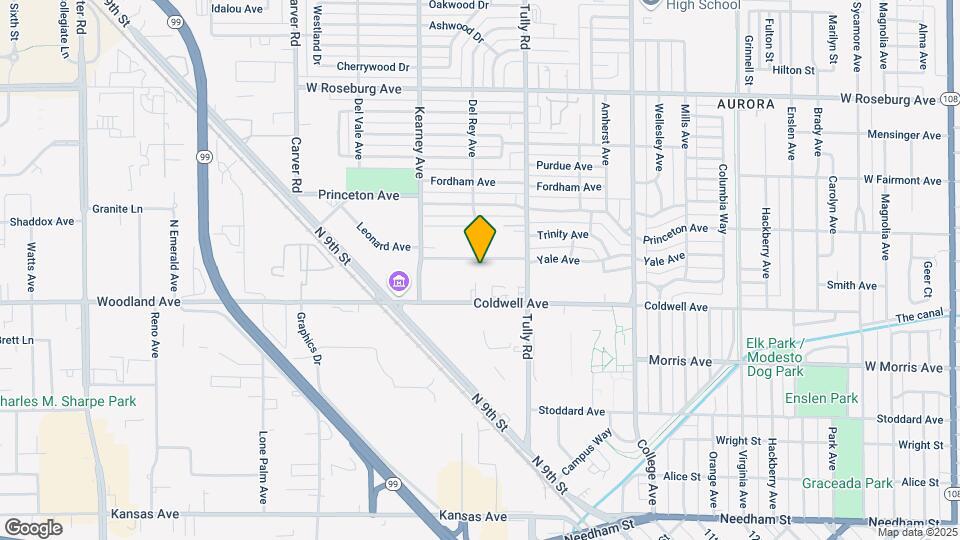 1340 Leonard Ave Map and Location Details