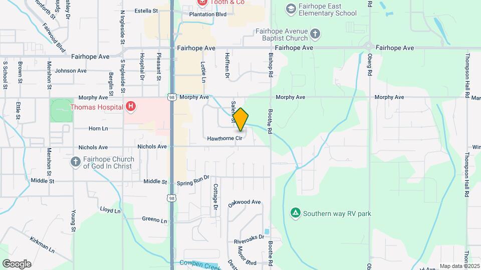 253 Hawthorne Cir Map and Location Details