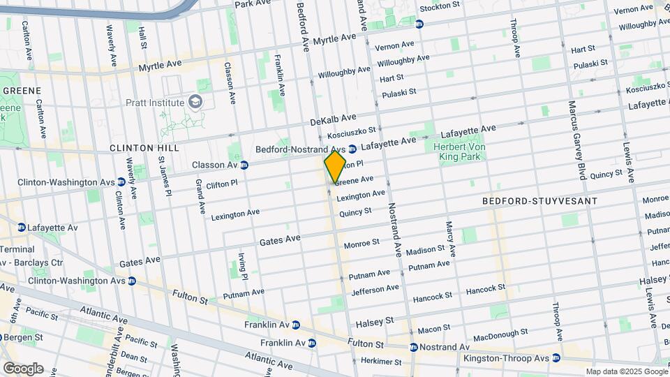 1055 Bedford Ave Map and Location Details