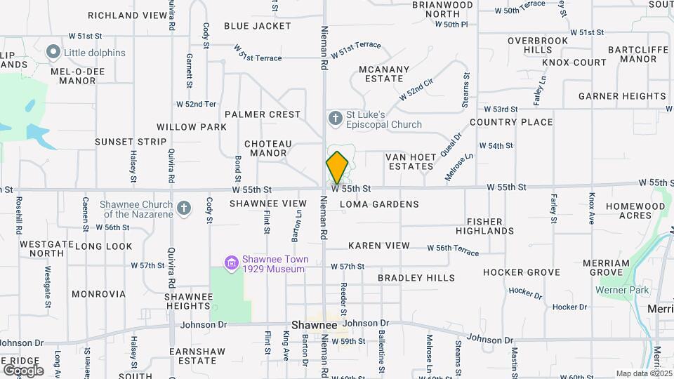 11030 W 55th Ter Map and Location Details
