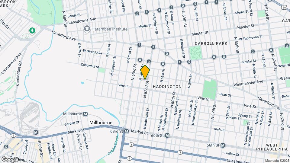 332 N 62nd St-Unit -3 Map and Location Details