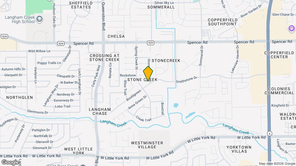 6703 Stonewater Map and Location Details