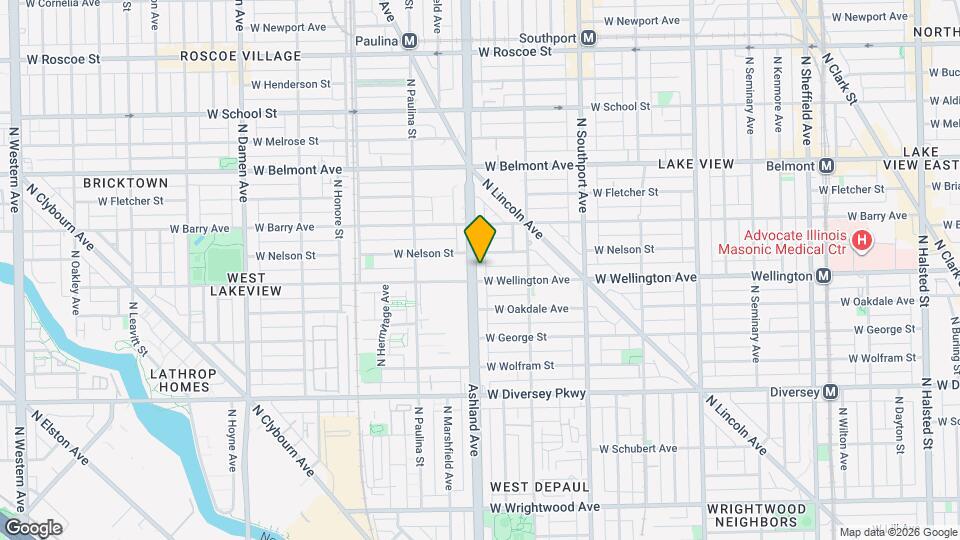 3009 N Ashland Ave Map and Location Details