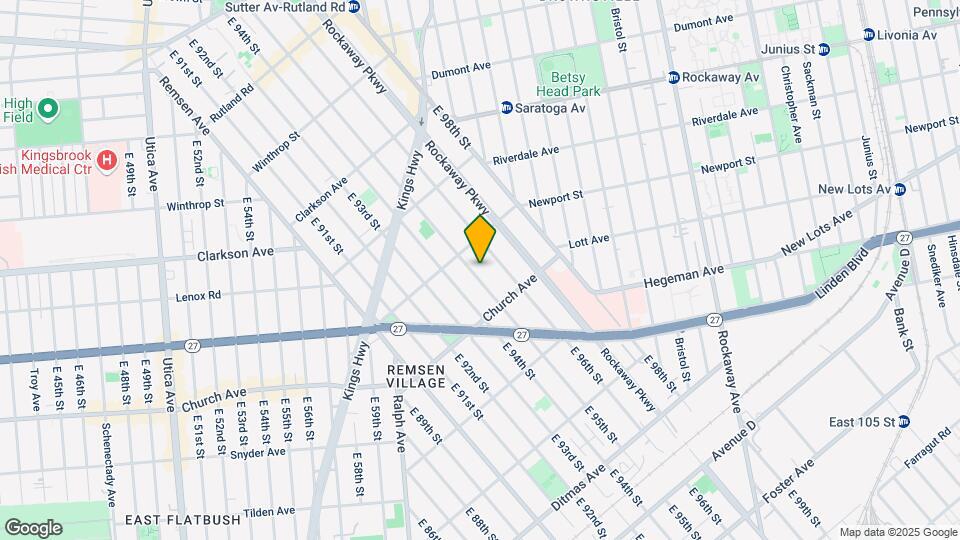 459 E 95th St Map and Location Details