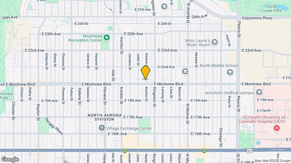 10995 Montview Blvd Map and Location Details