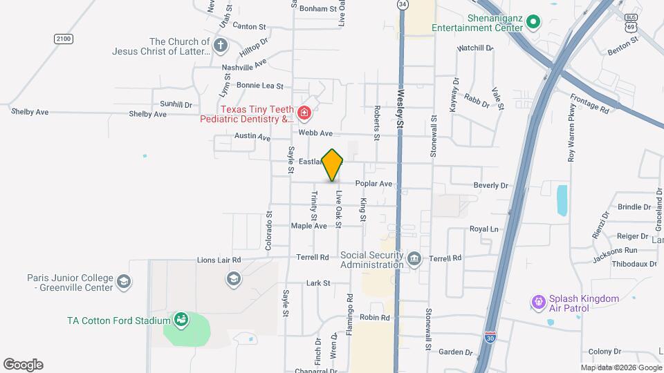 3103 Poplar St Map and Location Details