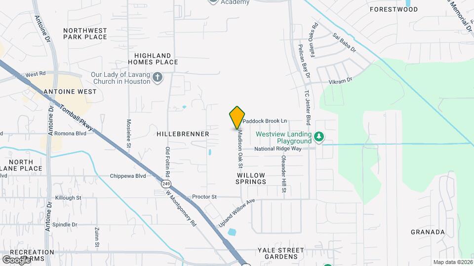 12039 Madison Oak St Map and Location Details