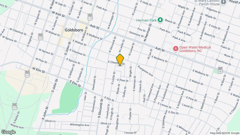 710 E Chestnut St Map and Location Details