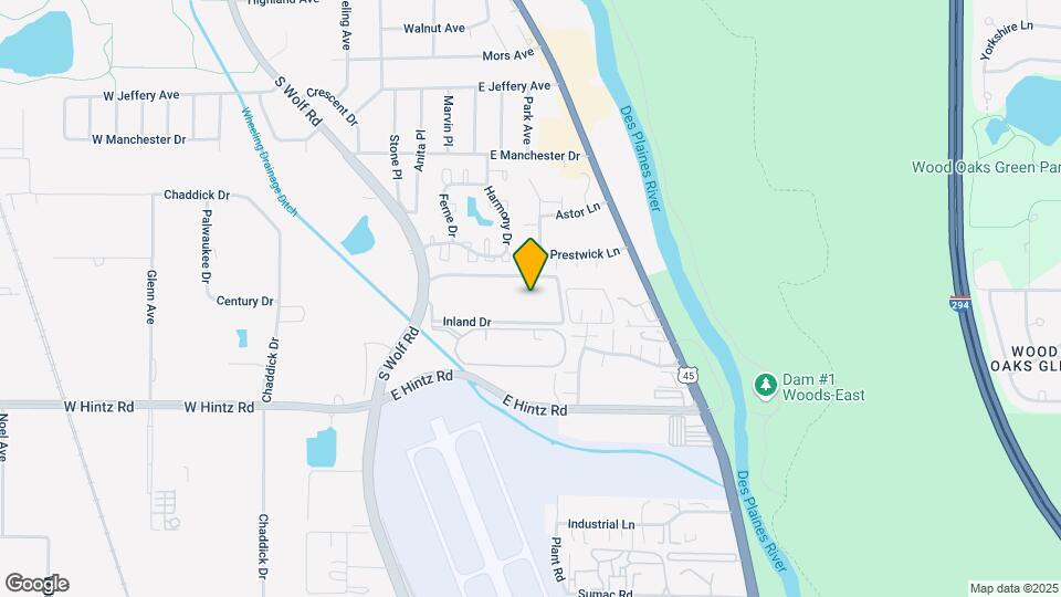 416 Inland Dr Mapa y Detalles de la Ubicación