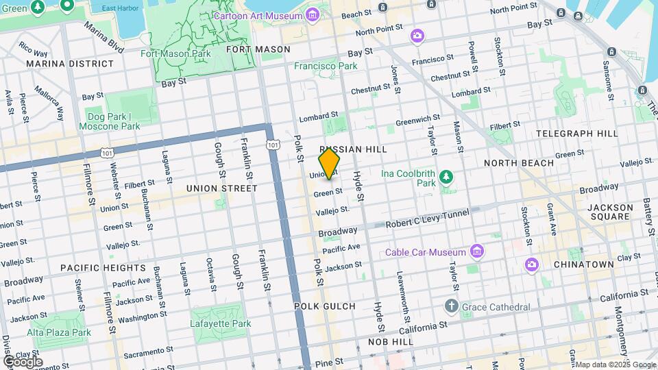 2233 Larkin St Map and Location Details