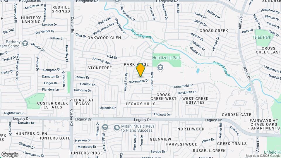 1725 Snowmass Dr Map and Location Details