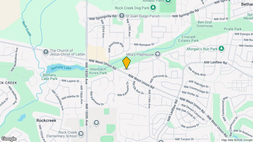17864 NW Elkcrest Ct Map and Location Details