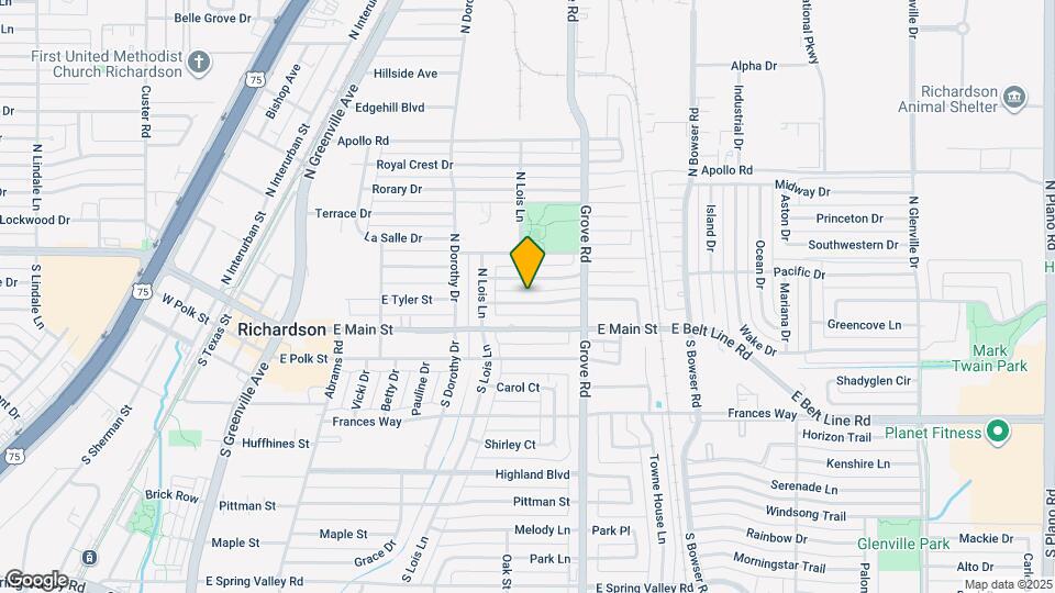 517 E Tyler St Map and Location Details
