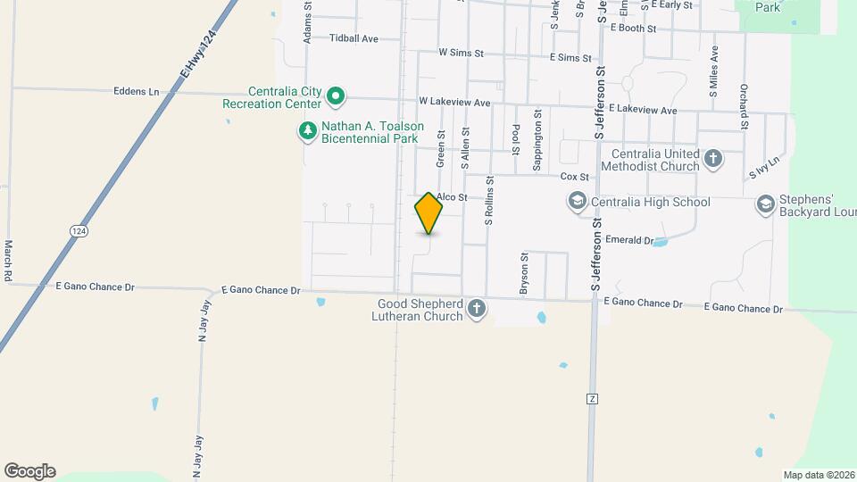 841 S Central St Map and Location Details