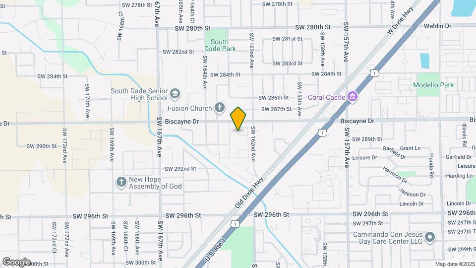 16239 SW 289th St Mapa y Detalles de la Ubicación