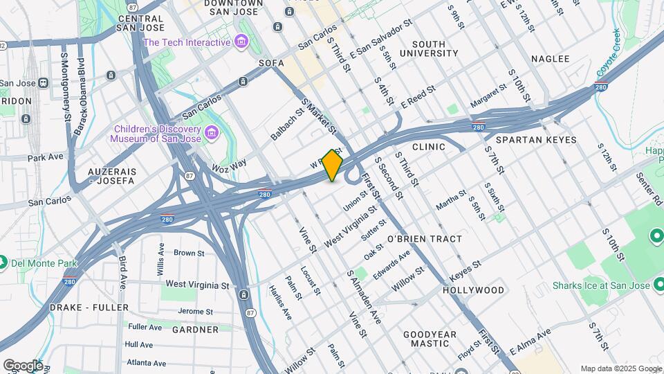 109 Duane St Map and Location Details