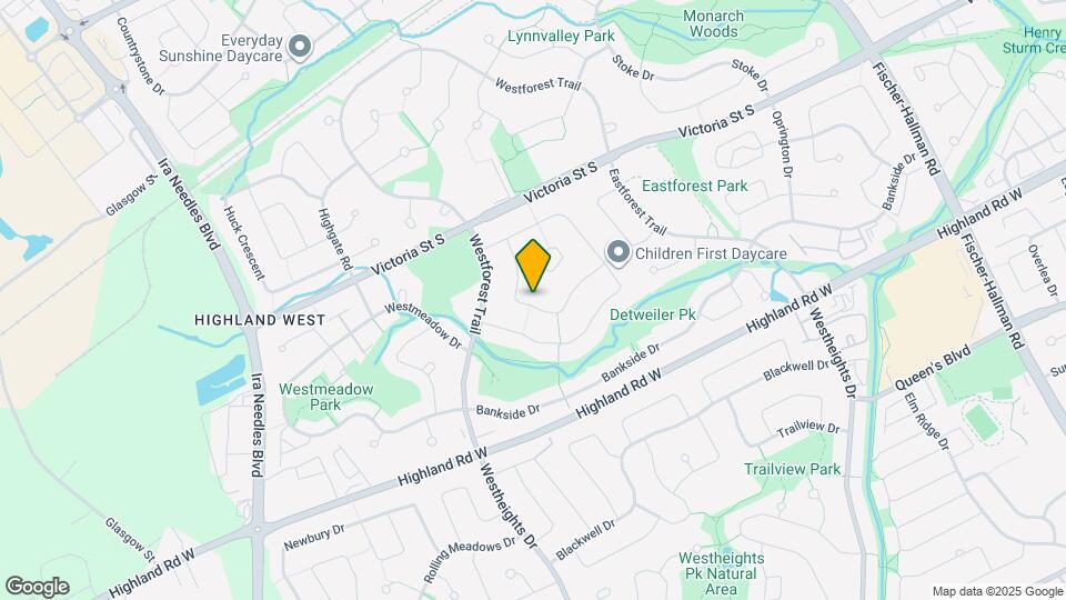 112 Hollyridge Crescent Map and Location Details