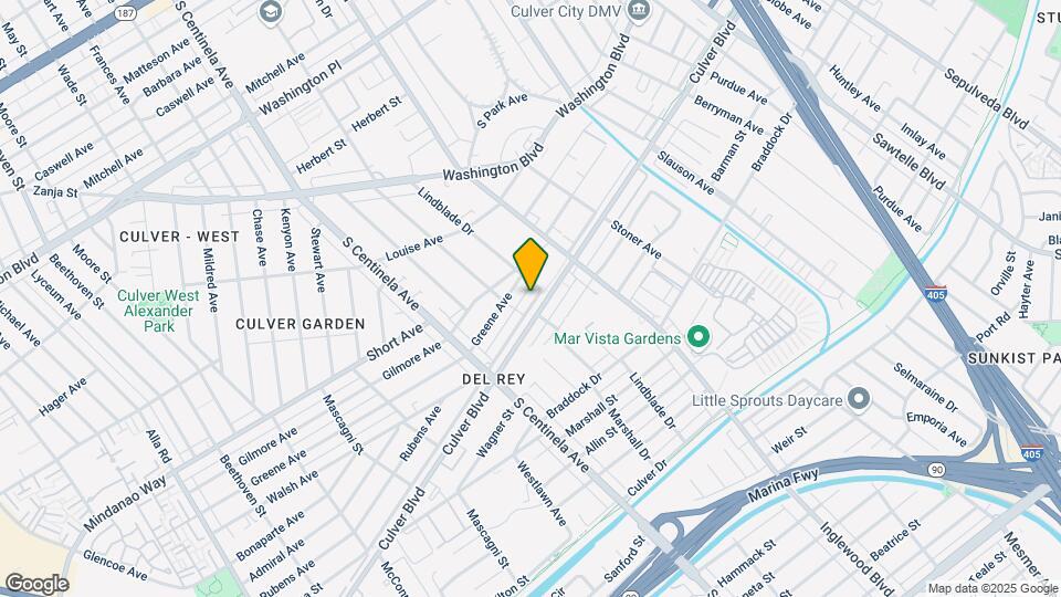 12113 Culver Blvd Mapa y Detalles de la Ubicación