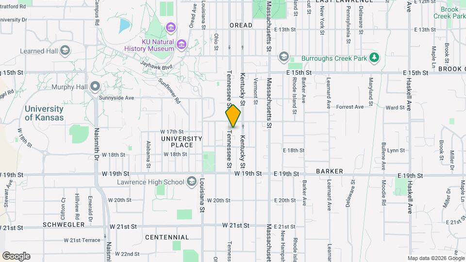 1716 Tennessee St Map and Location Details