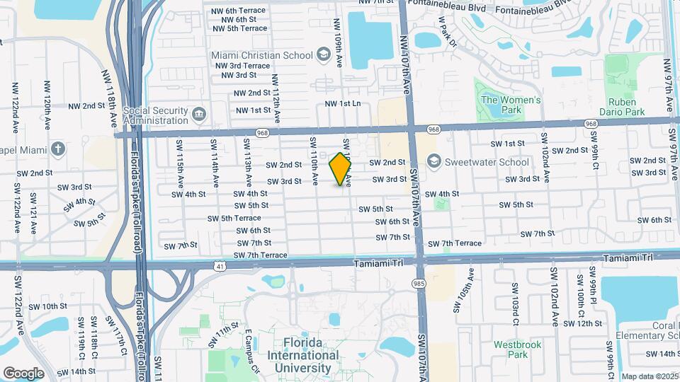 10923 SW 4th St Map and Location Details