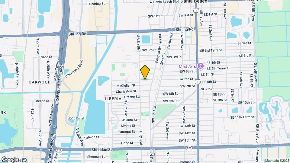 725 SW 6th St Map and Location Details