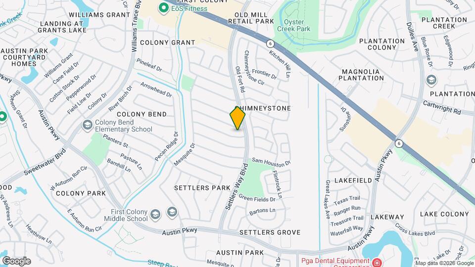 3131 Mosby Dr Map and Location Details