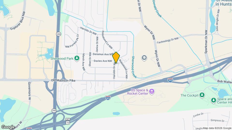 314 Harolds Dr NW Map and Location Details