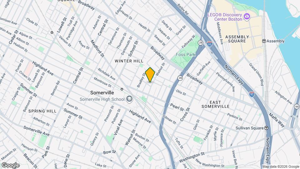 130 Walnut St Map and Location Details