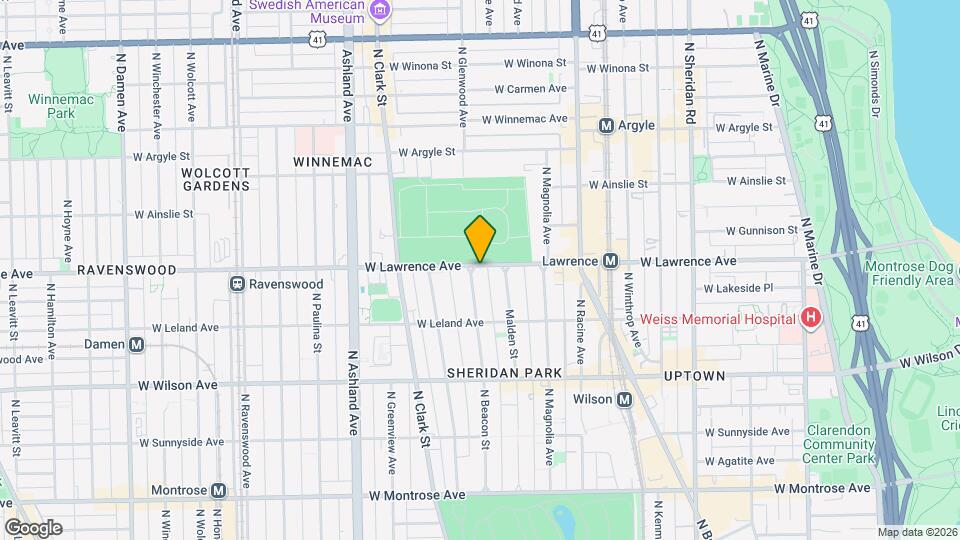 1323 W Lawrence Ave, Unit 2 Map and Location Details