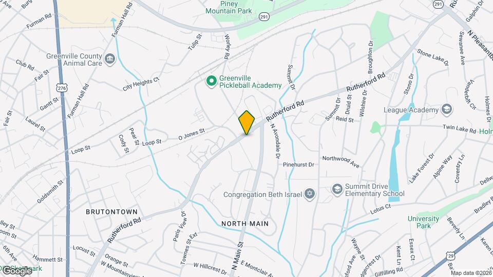 720 Rutherford Rd Map and Location Details