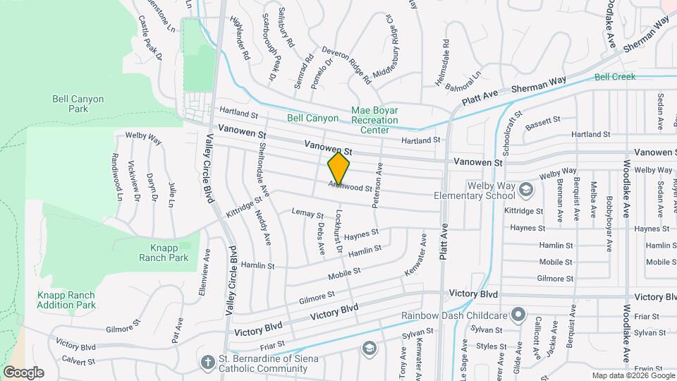 24006 Archwood St Map and Location Details