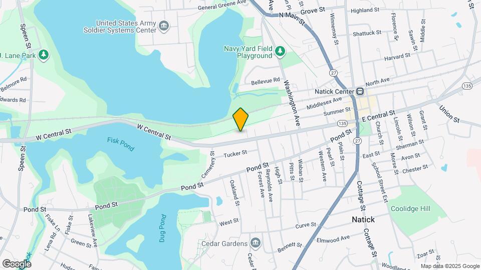 79 W Central St Map and Location Details