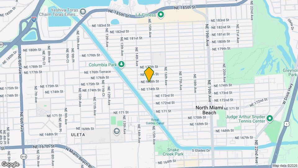 1482 NE 175th St Map and Location Details