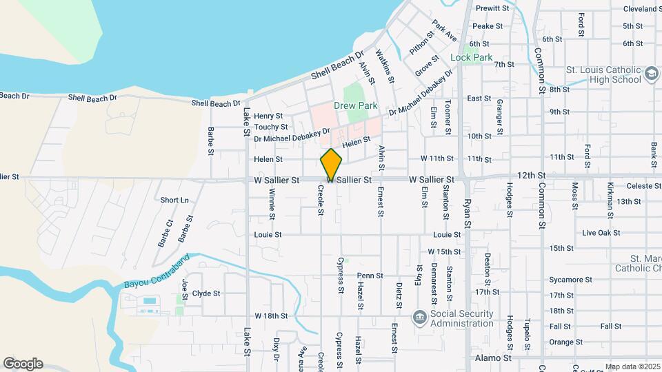 503 W Sallier St Map and Location Details