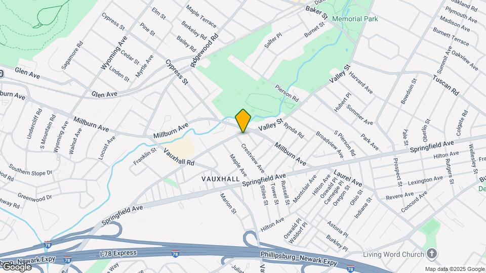 762-762 Valley St Map and Location Details