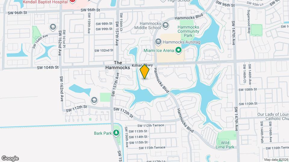10535 SW 154th Ct Map and Location Details