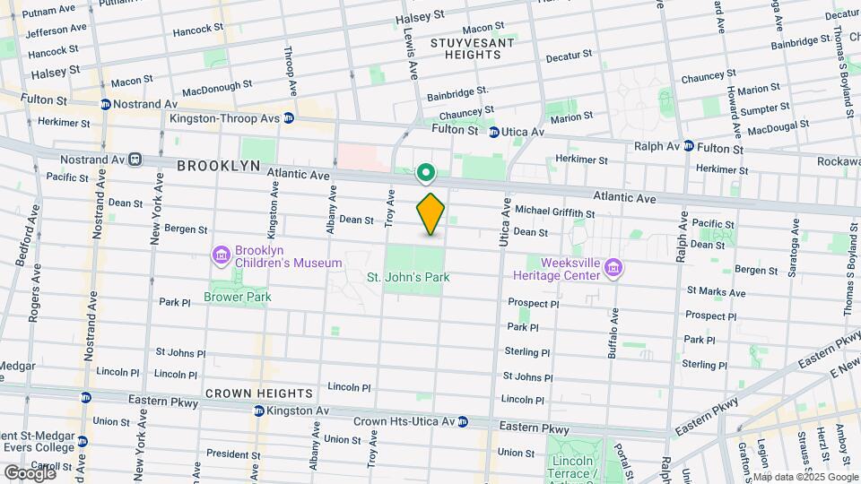 1509 Bergen St Map and Location Details