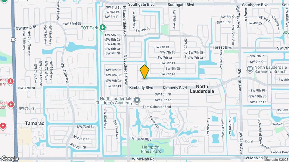 7903 SW 9th St Map and Location Details