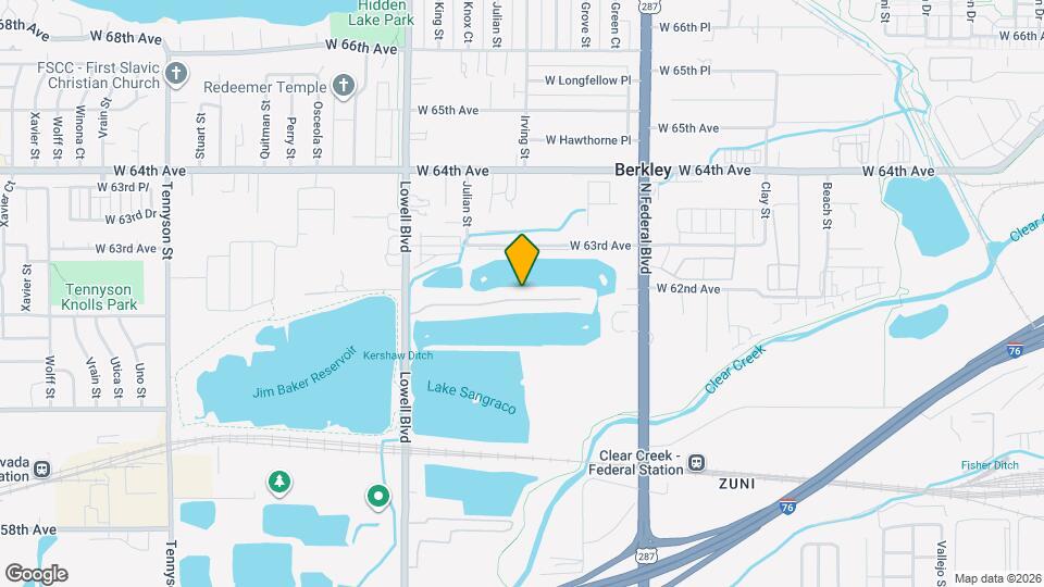 3297 W 62nd Ave Map and Location Details